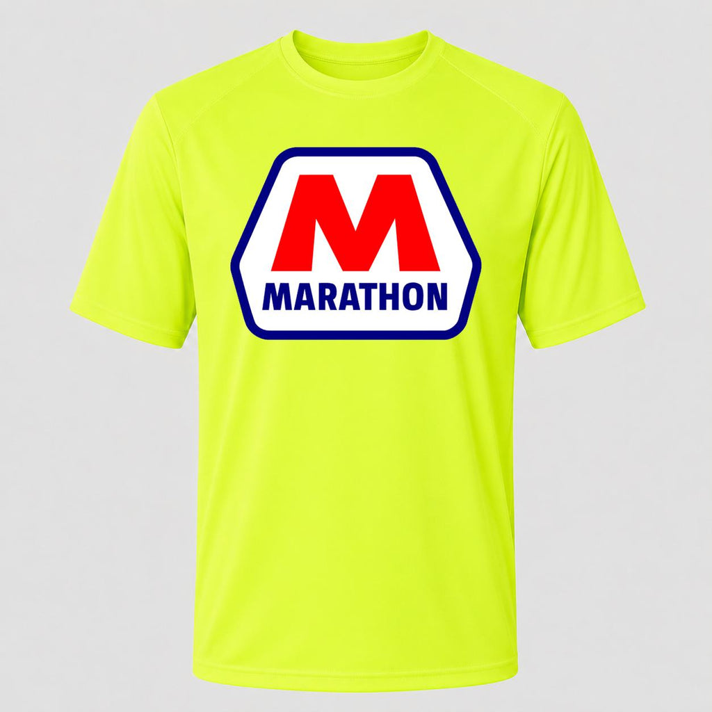 Men's Marathon Performance T-Shirt - Safety Green