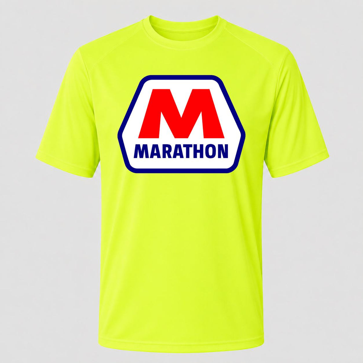 Men's Marathon Performance T-Shirt - Safety Green