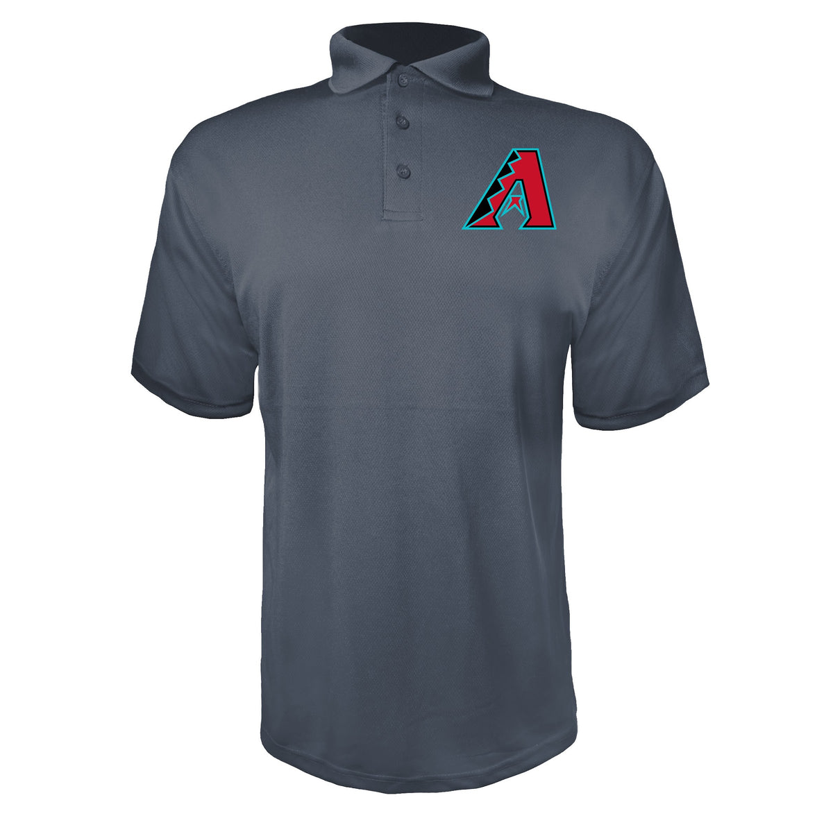 Arizona Diamondbacks Charcoal polyester polo
