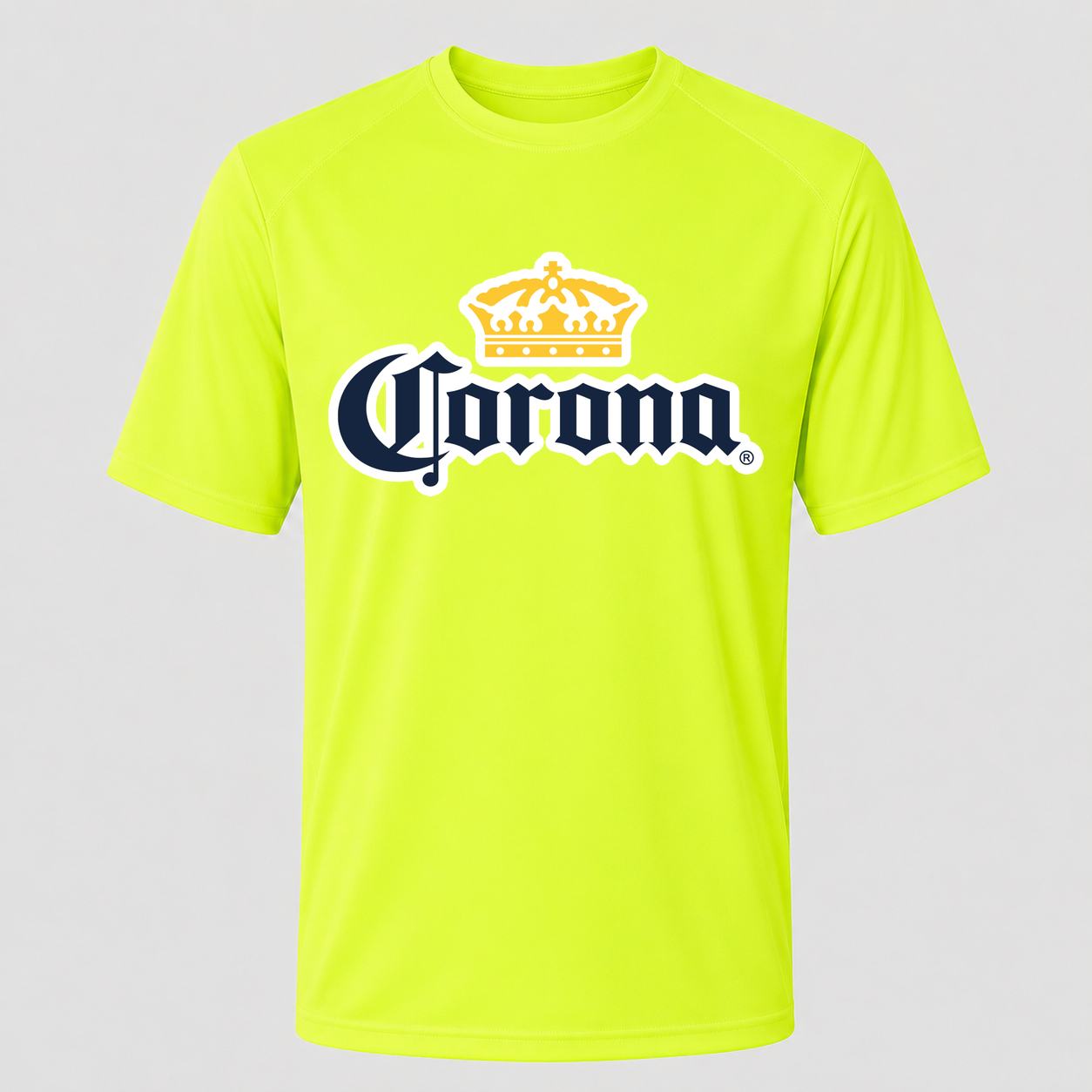 Men's Corona Performance T-Shirt - Safety Green