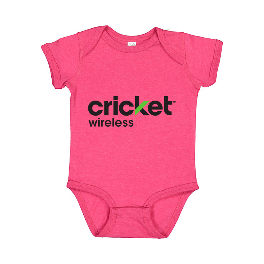 Cricket Wireless Baby Romper Onesie - Pink