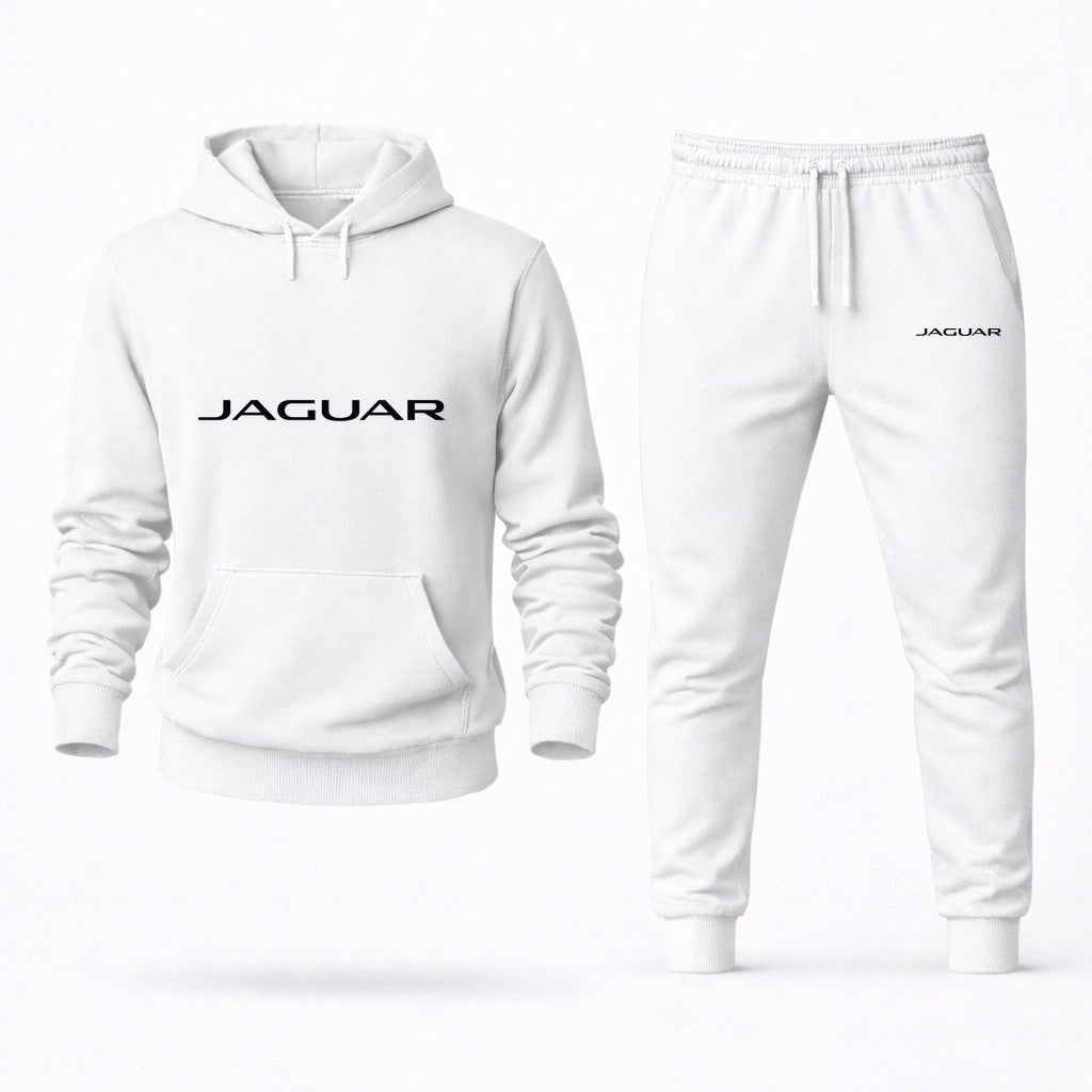 Jaguar Racing Hoodie and Joggers Set - White
