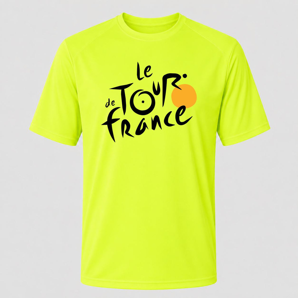 Men's Tour de France Performance T-Shirt - Safety Green