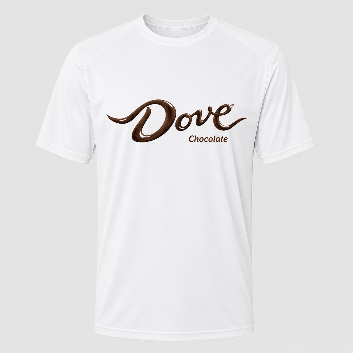 Men's Dove Chocolate Performance T-Shirt - White