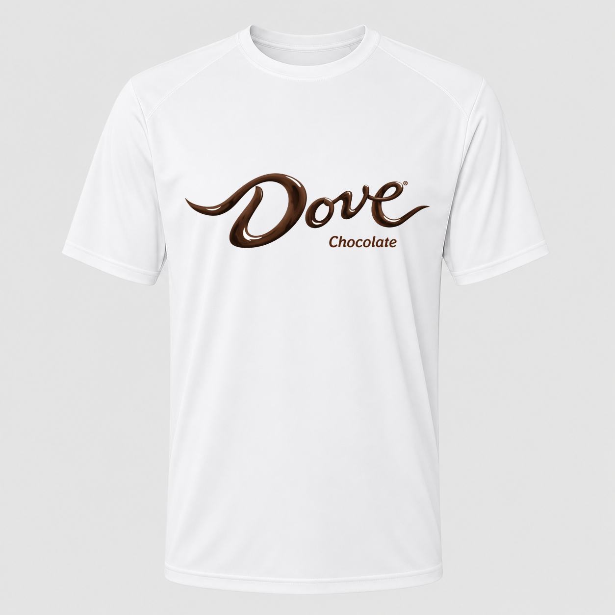 Men's Dove Chocolate Performance T-Shirt - White
