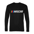 Men's nascar Polyester Long Sleeve T-Shirt - Black