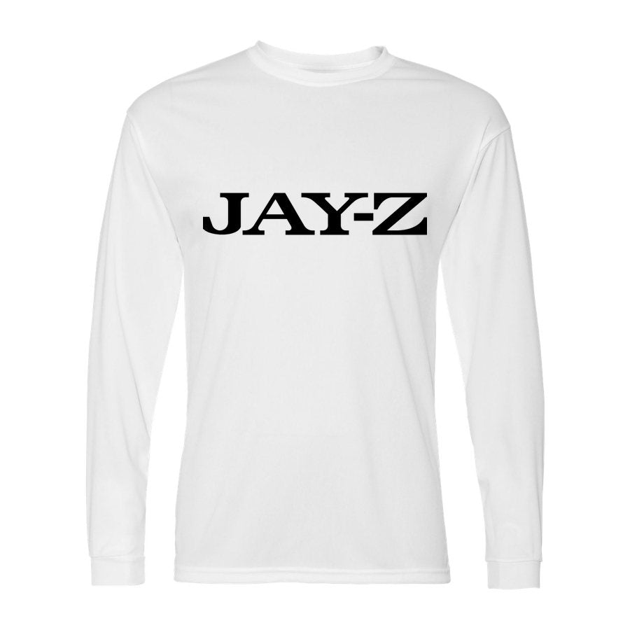 Men's Jay-Z Polyester Long Sleeve T-Shirt - White