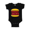 Hungry Jack's Baby Romper Onesie - Black