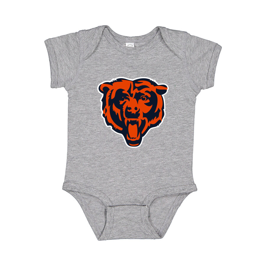 Chicago Bears Baby Romper Onesie - Gray