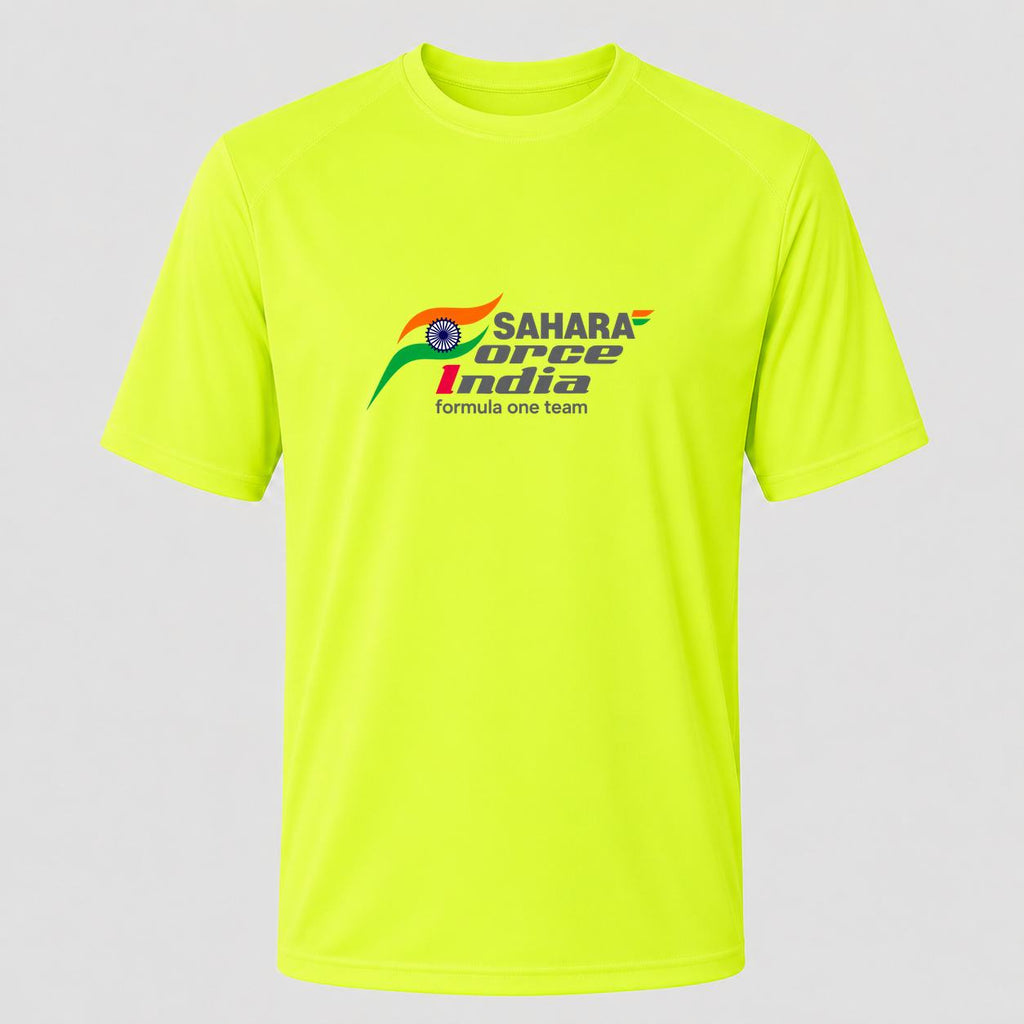 Men's Sahara Force India Formula One Team Performance T-Shirt - Safety Green