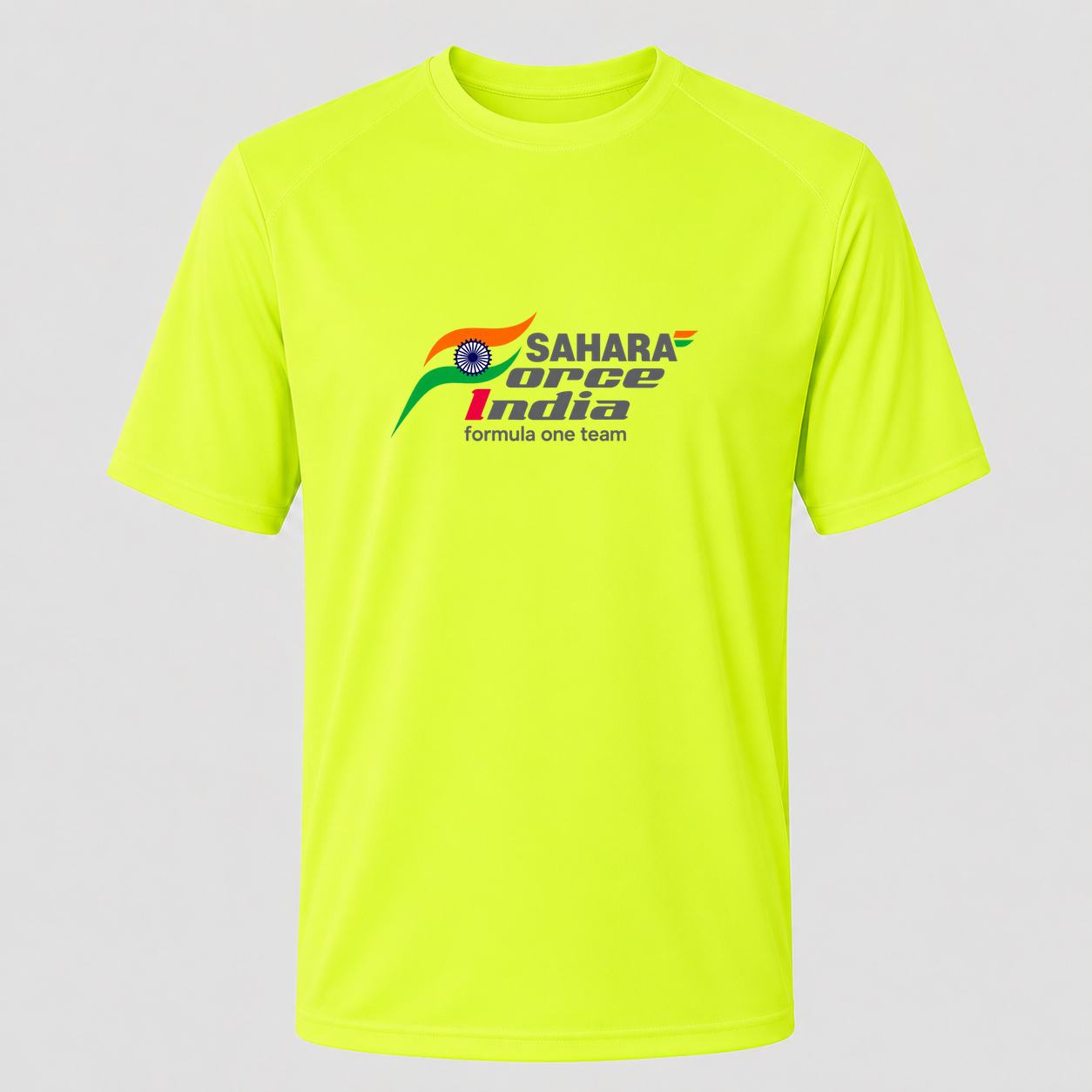 Men's Sahara Force India Formula One Team Performance T-Shirt - Safety Green