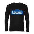 Men's Lowes Polyester Long Sleeve T-Shirt - Black