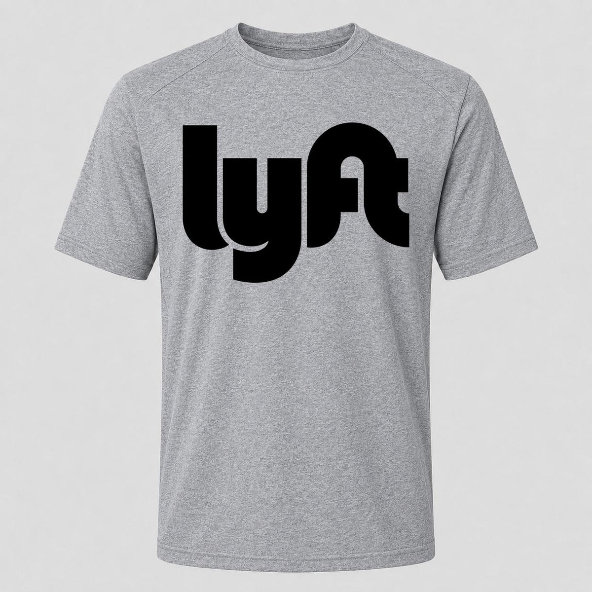 Men's Lyft Black Performance T-Shirt - Gray
