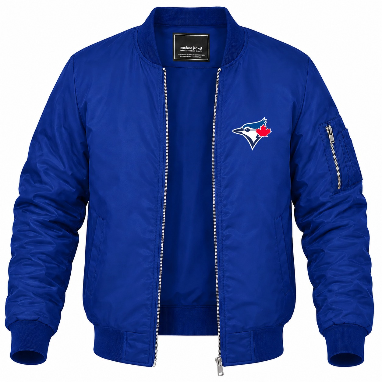 Men's Toronto Blue Jays Lightweight Bomber Jacket - Blue