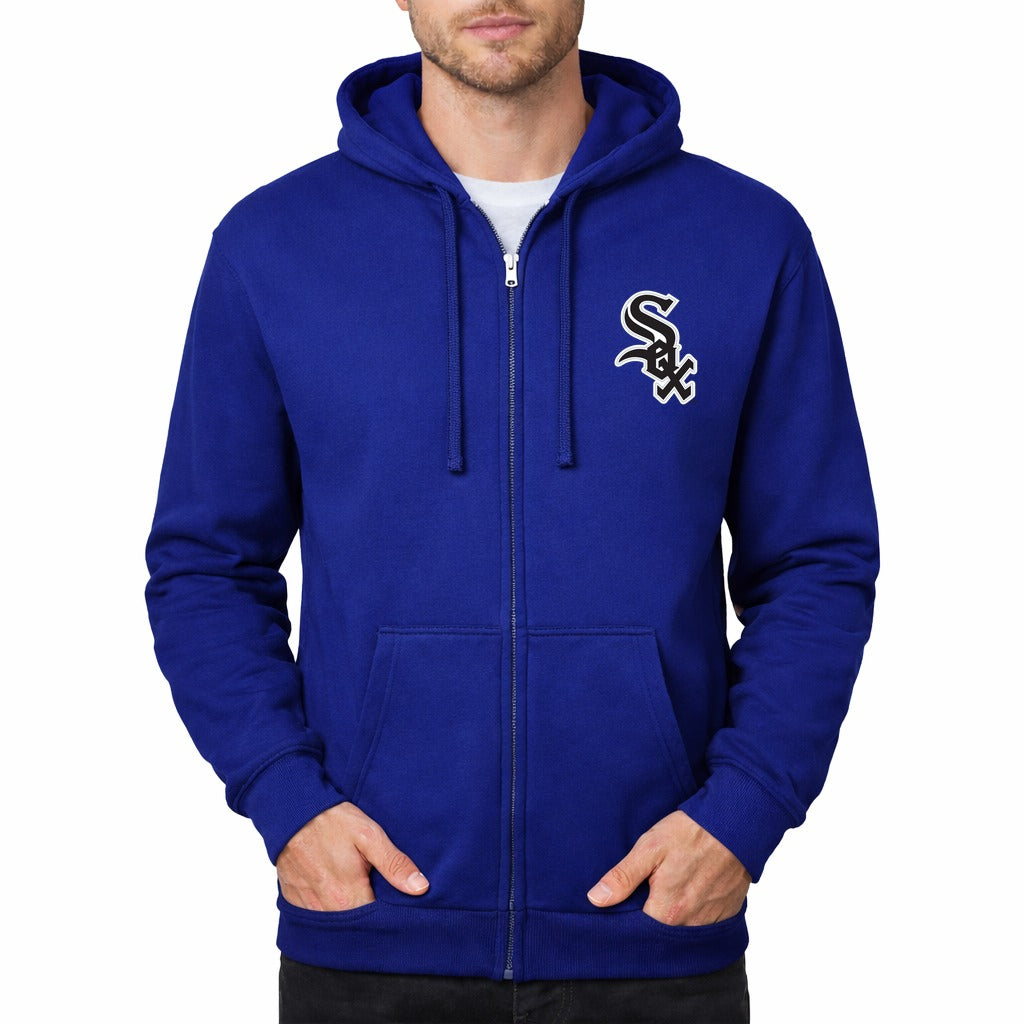 Men's Chicago White Sox Zipper Hoodie - Blue