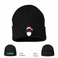 Merry Christmas & Santa Claus Beanie Hat - Yellow