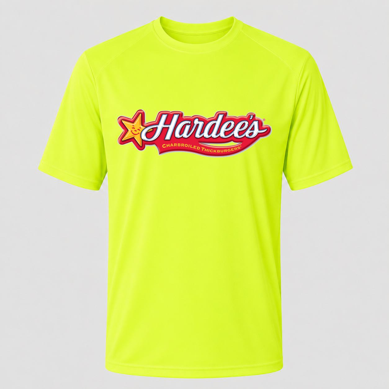 Men's Hardee's Performance T-Shirt - Safety Green