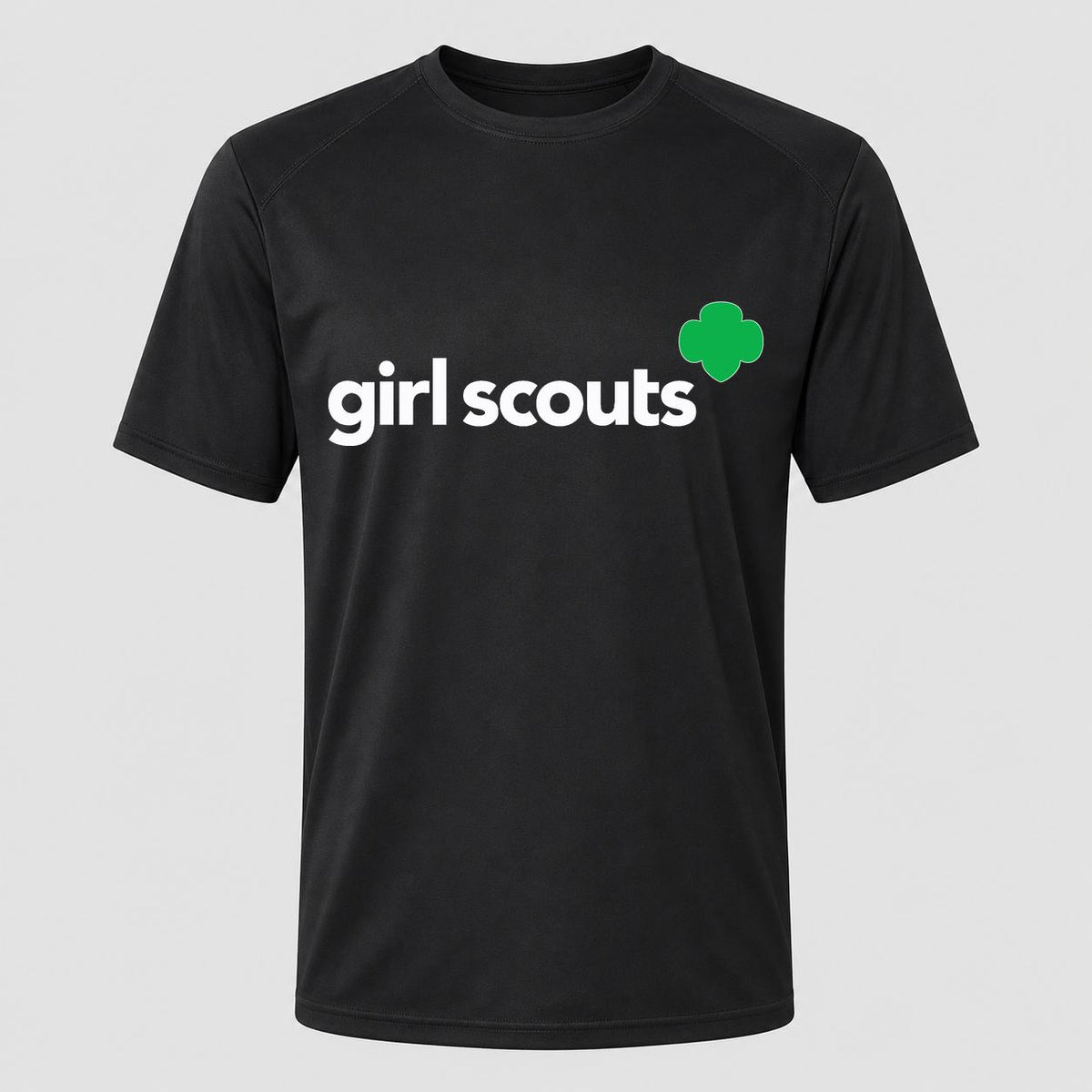 Men's Girl Scouts White Performance T-Shirt - Black