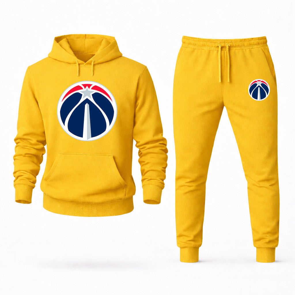 Washington Wizards Hoodie and Joggers Set - Yellow