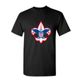 Men's Boy Scout Logo Cotton T-Shirt - Black