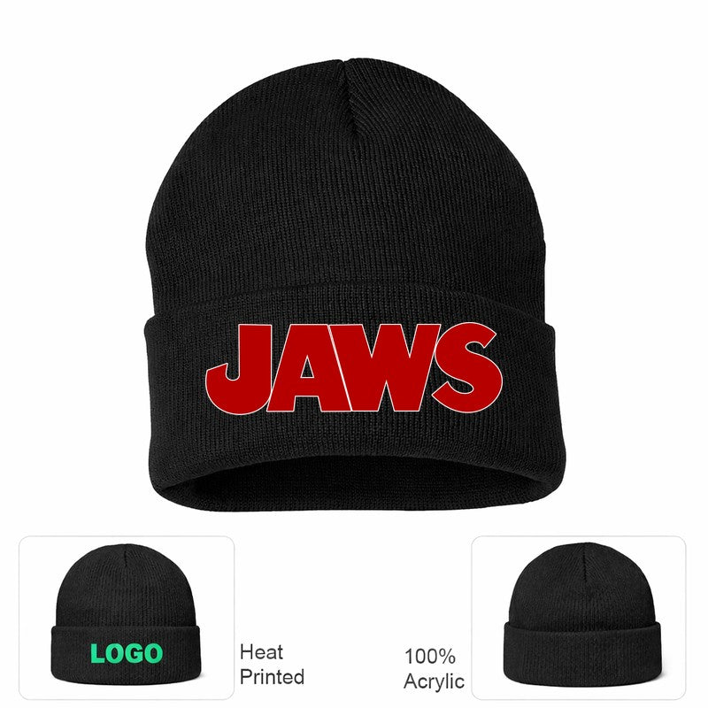 Jaws Black Beanie Hat