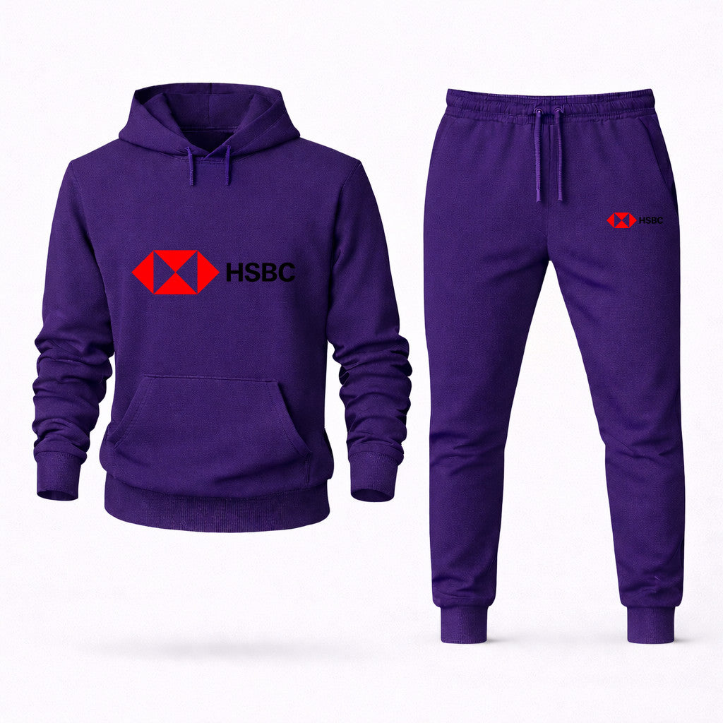HSBC Hoodie and Joggers Set - Purple