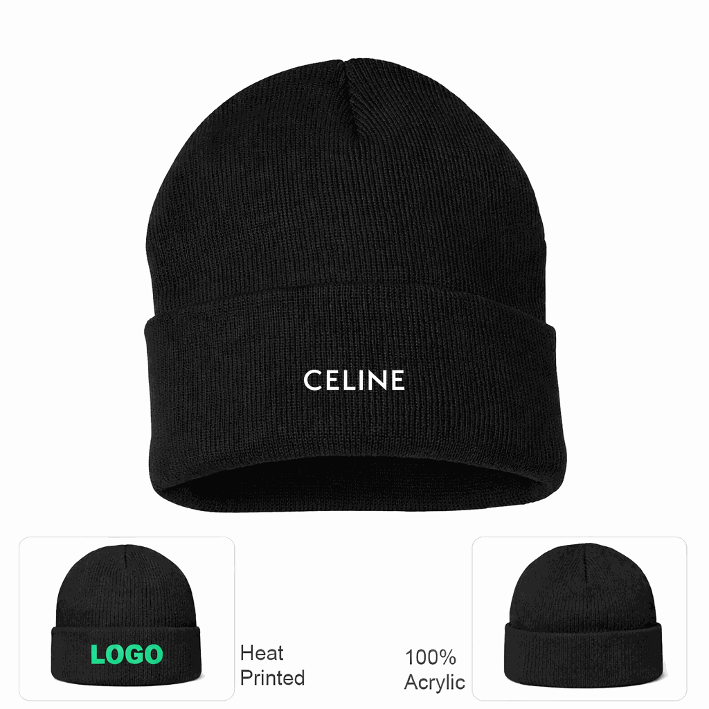 Celine Beanie Hat - Black