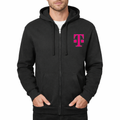 T Mobile Zipper Hoodie - Black