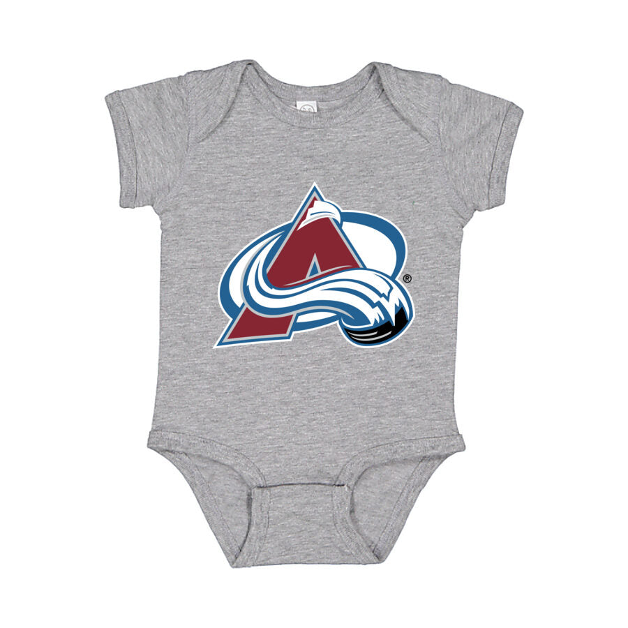 Colorado Avalanche Baby Romper Onesie - Gray