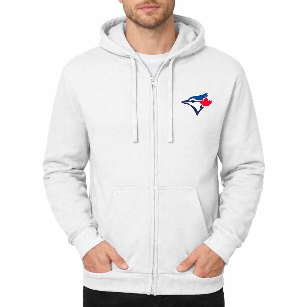 Men's Toronto Blue Jays Zipper Hoodie - White