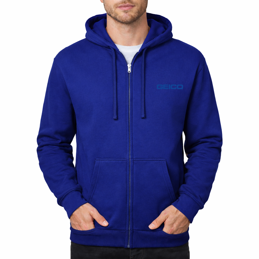 Geico Zipper Hoodie - Royal Blue