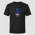 Men's France 2024 White Performance T-Shirt - Black