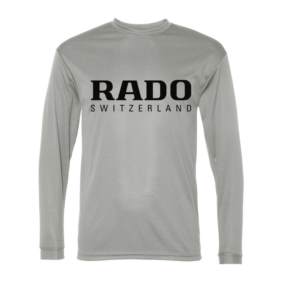 Men's Rado Polyester Long Sleeve T-Shirt - Silver