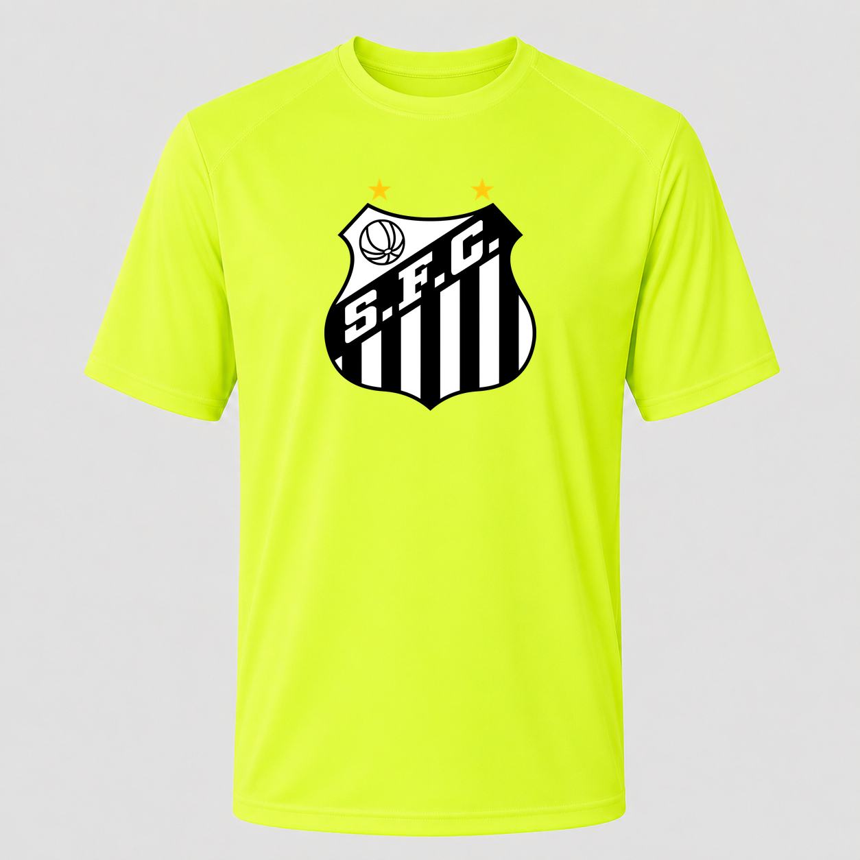 Men's Santos FC Performance T-Shirt - Safety Green