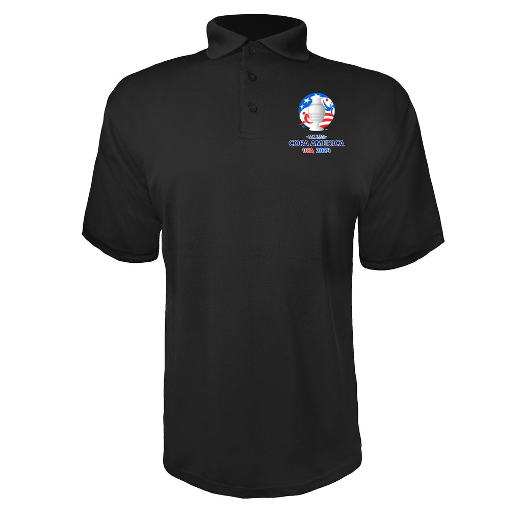 Copa América 2024 Black polyester polo