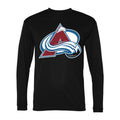 Men's Colorado Avalanche Polyester Long Sleeve T-Shirt - Black