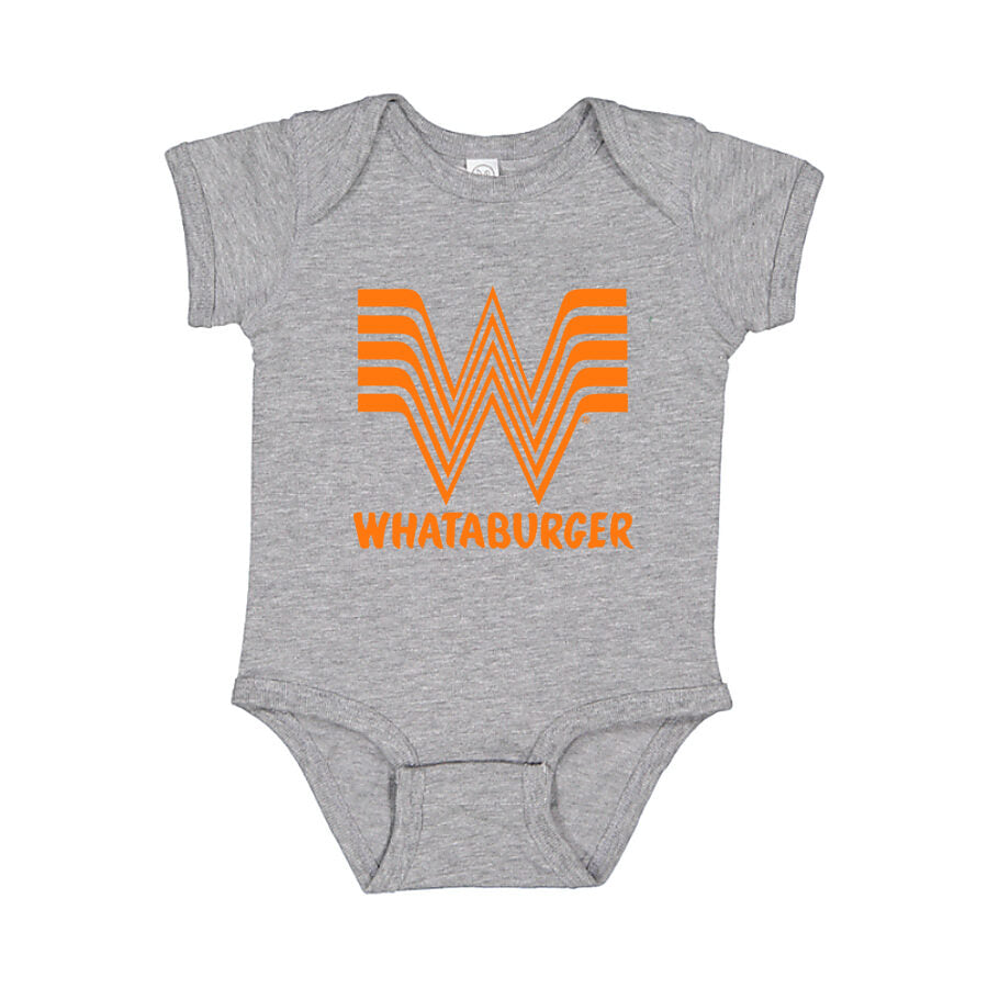 Whataburger Baby Romper Onesie - Gray