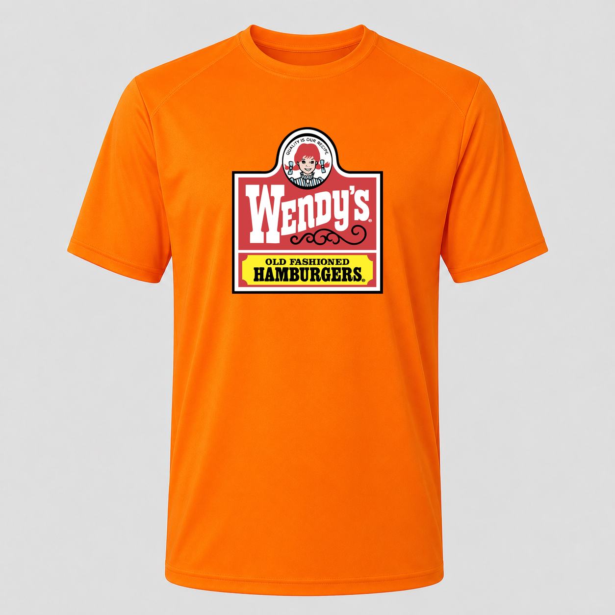 Men's Wendy's Performance T-Shirt - Orange