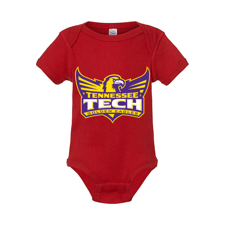 Tennessee Tech Golden Eagles Baby Romper Onesie - Red