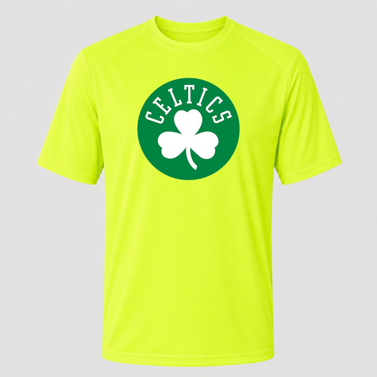 Men's Boston Celtics Performance T-Shirt - Safety Green