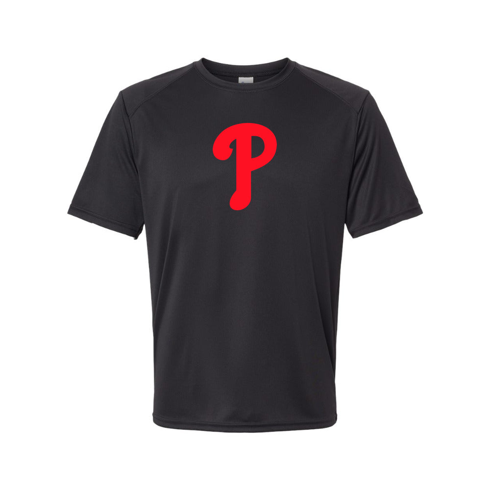 Philadelphia Phillies Polyester T-Shirt - Black