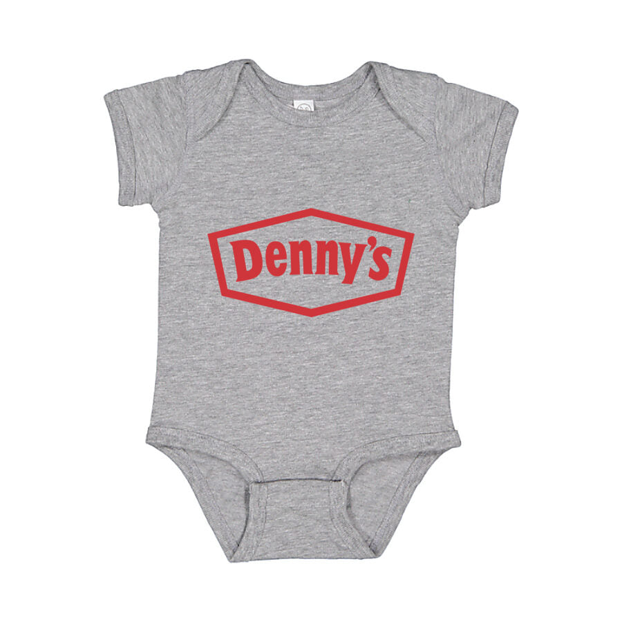 Denny's Baby Romper Onesie - Gray