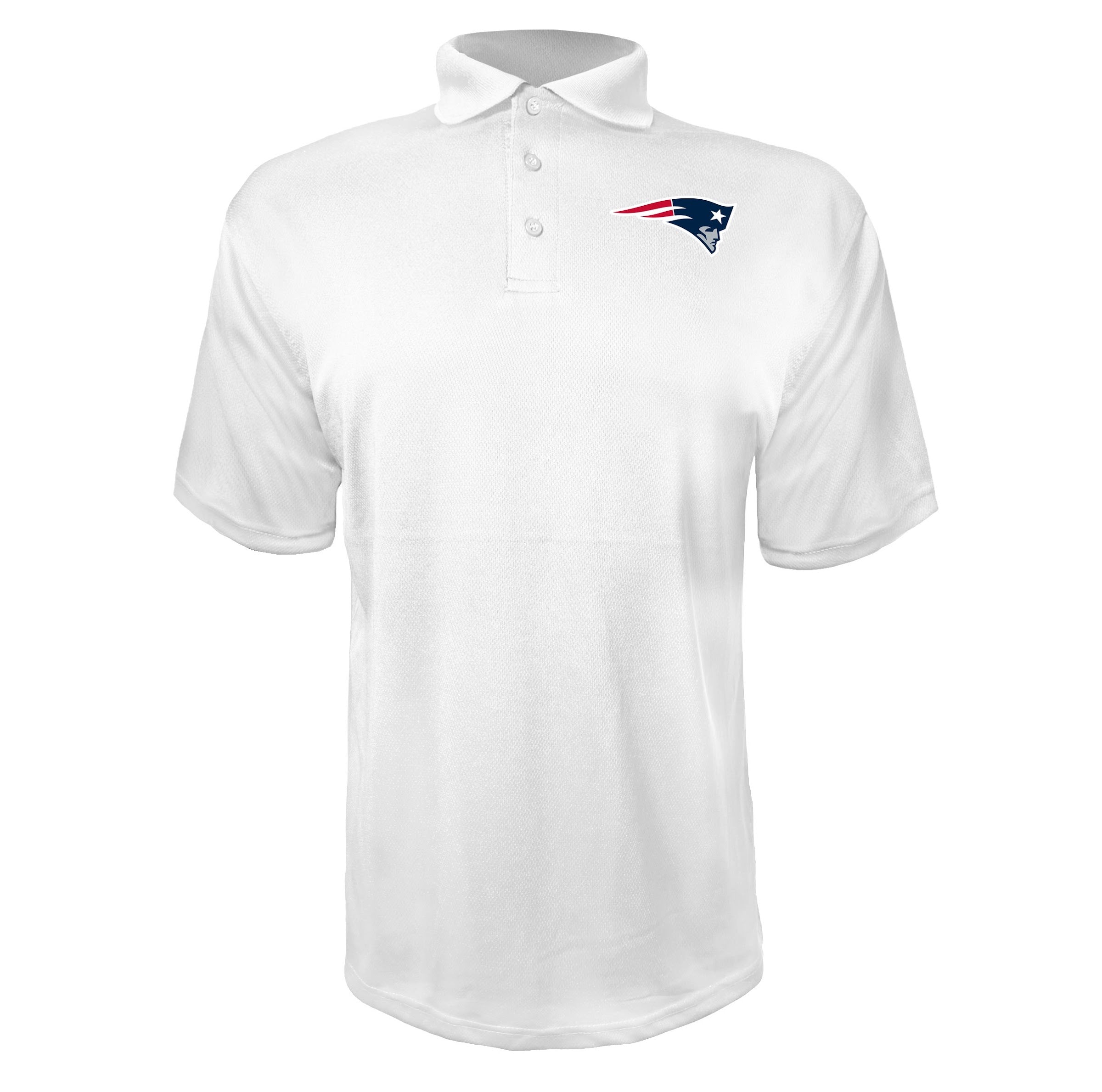 New England Patriots White polyester polo