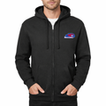 Men's UMass Lowell River Hawks Zipper Hoodie - Black
