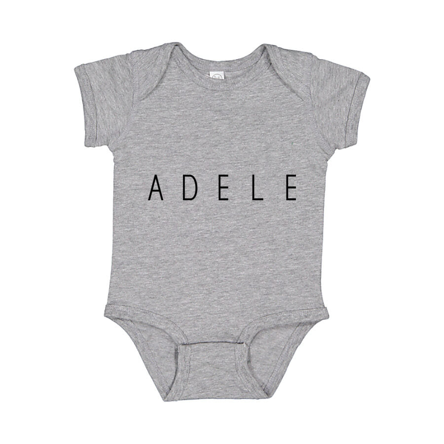 Adele Baby Romper Onesie - Gray