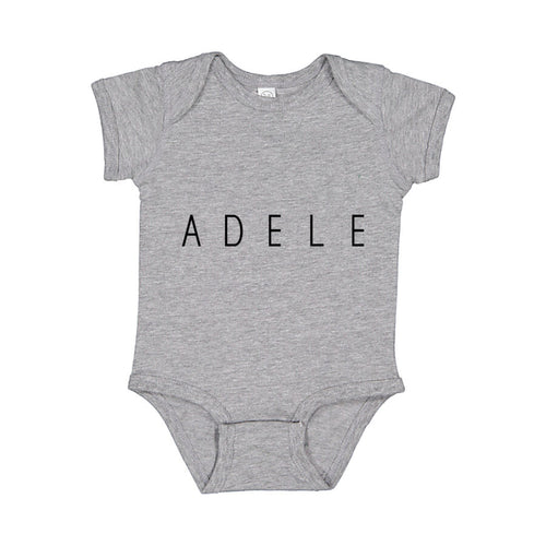 Adele Baby Romper Onesie - Gray