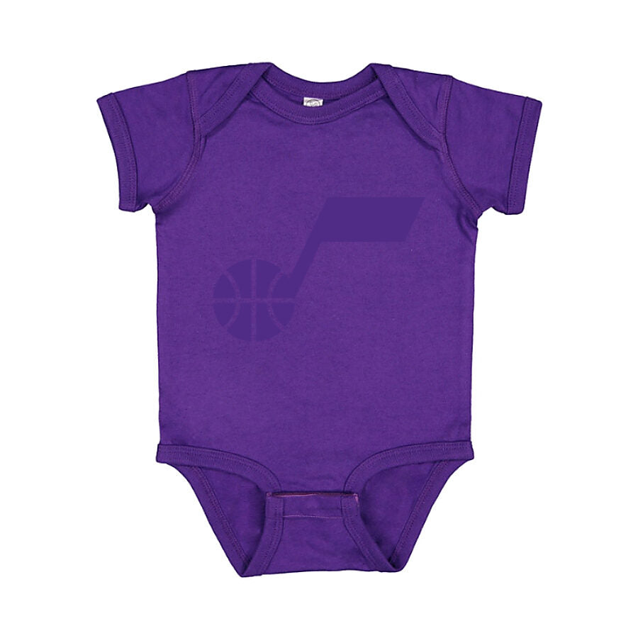 Utah Jazz Baby Romper Onesie - Purple