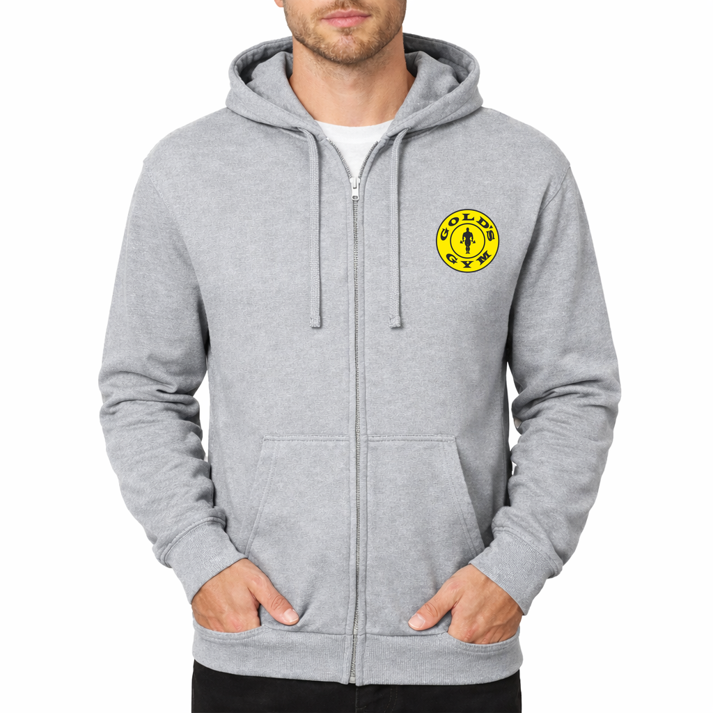 Gold's Gym Zipper Hoodie - Grey