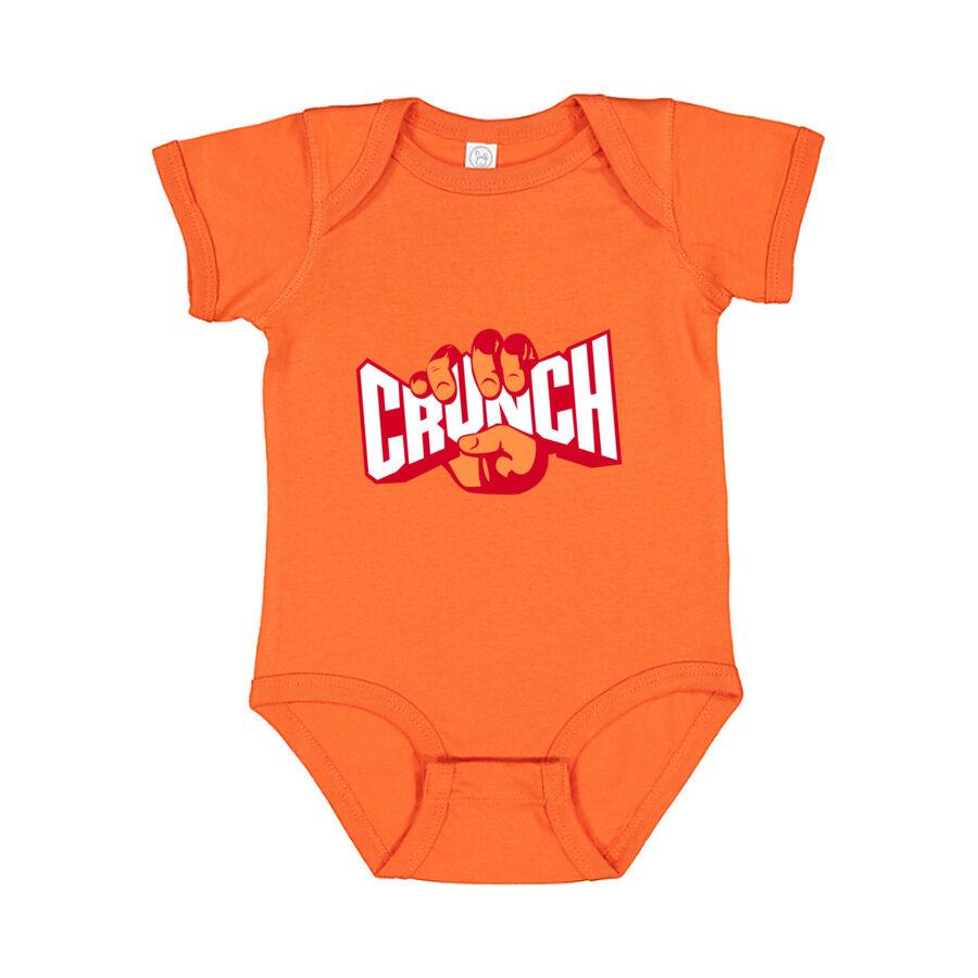 Crunch Fitness Baby Romper Onesie - Orange