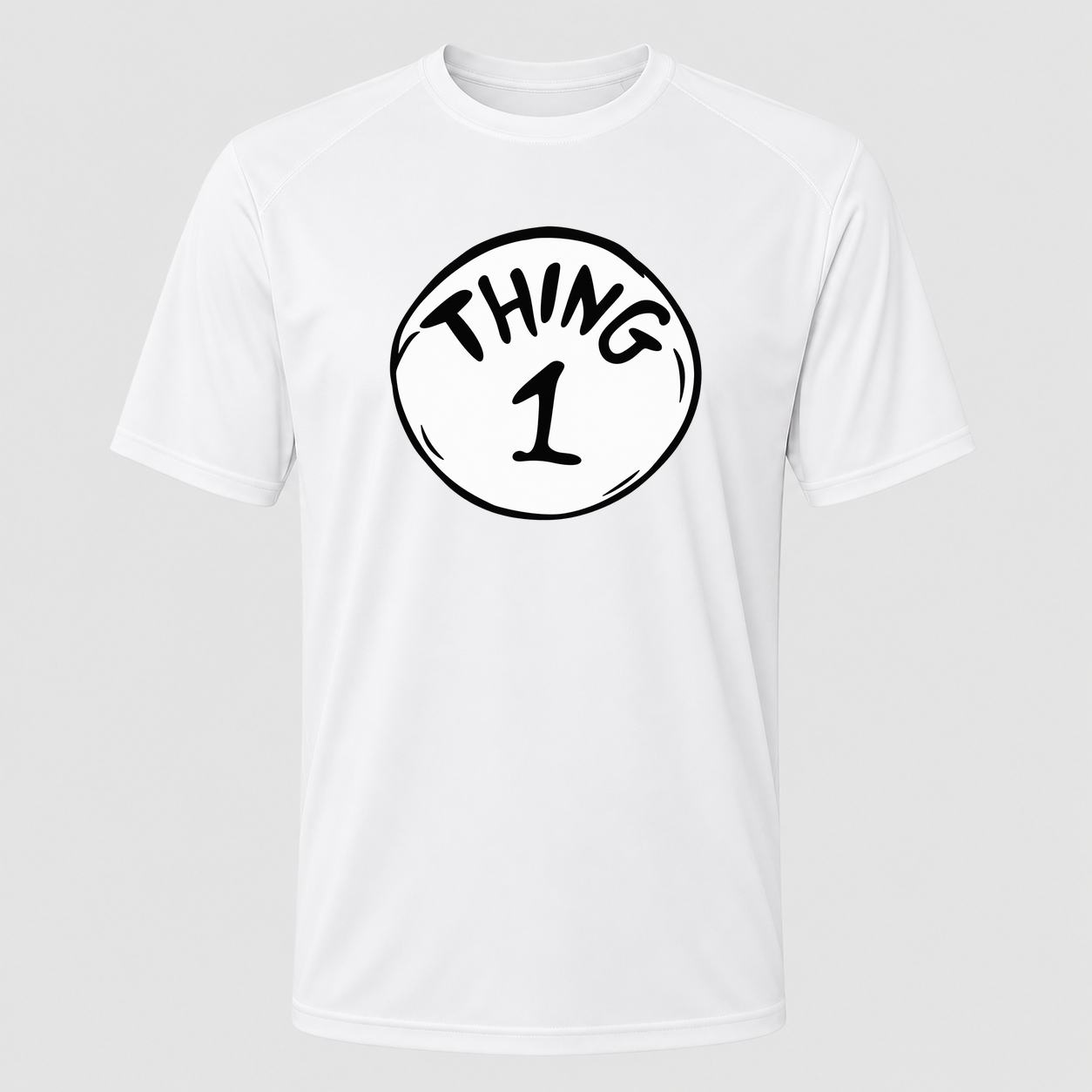Men's Dr. Seuss Thing 1 Performance T-Shirt - White